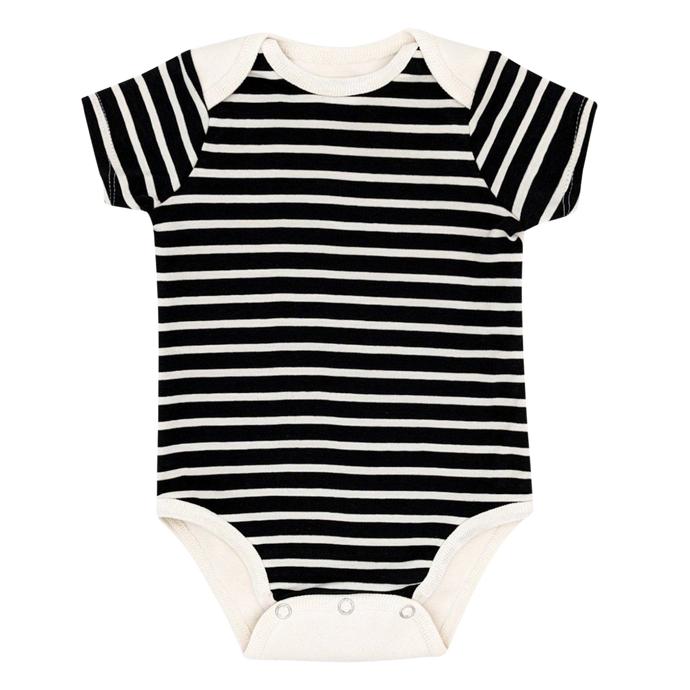 Stripe Short Sleeve BoomBoom Blowout Bodysuit - Contains Baby Diaper Blowouts