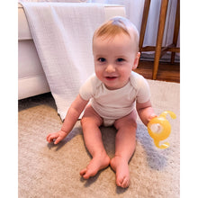 Load image into Gallery viewer, Natural Short Sleeve BoomBoom Blowout Bodysuit - Contains Baby Diaper Blowouts
