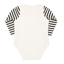 Load image into Gallery viewer, Stripe Long Sleeve BoomBoom Blowout Bodysuit - Contains Baby Diaper Blowouts

