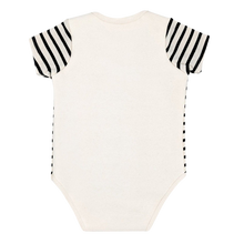 Load image into Gallery viewer, Stripe Short Sleeve BoomBoom Blowout Bodysuit - Contains Baby Diaper Blowouts
